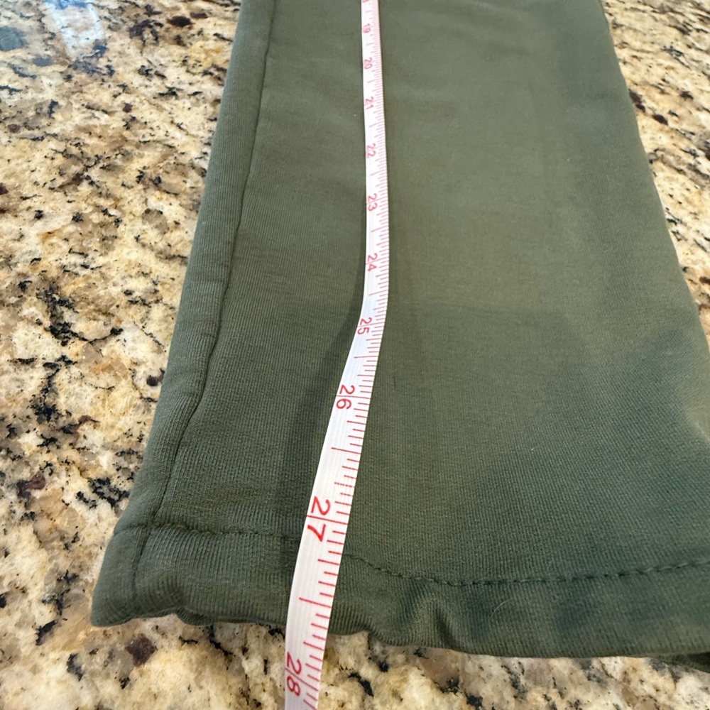 Nostalgia Italian army green joggers zip pockets SZ M - Picture 8 of 10